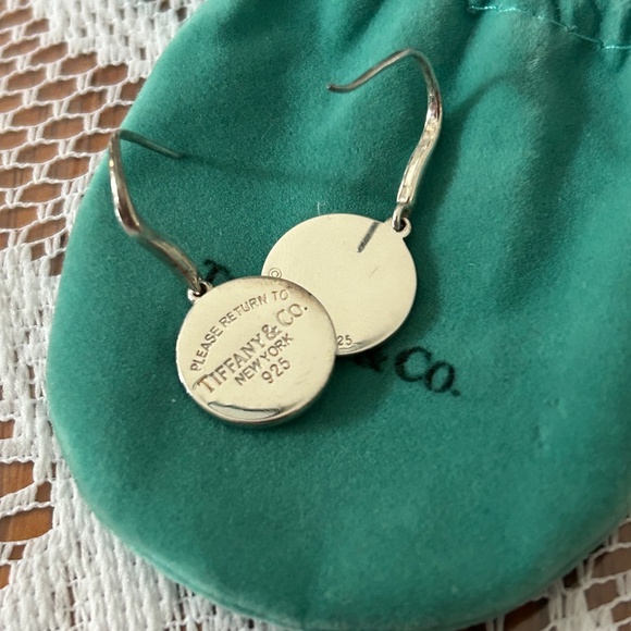 Tiffany & Co Circle Dange Earrings - Picture 2 of 4